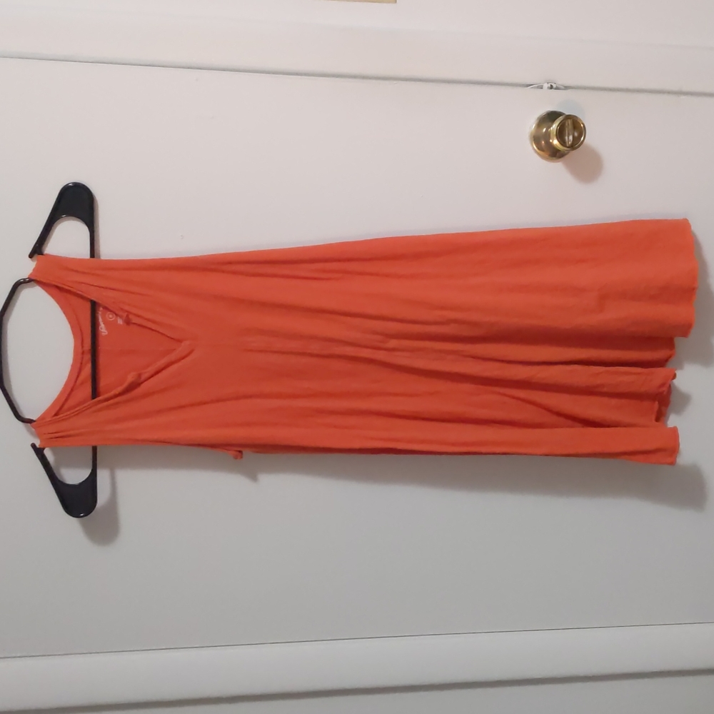 orange sundress
